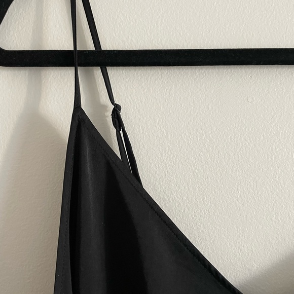 Black Midi Slip Dress - Picture 3 of 8